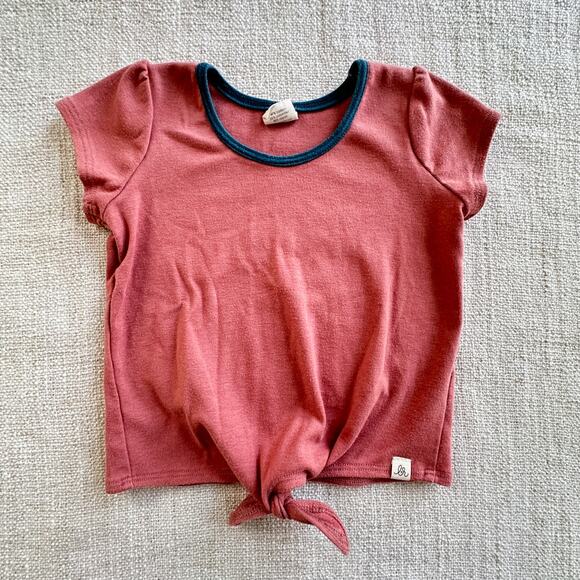 Lulu & Roo Knotted Tee VGUC 3T - Picture 1 of 4